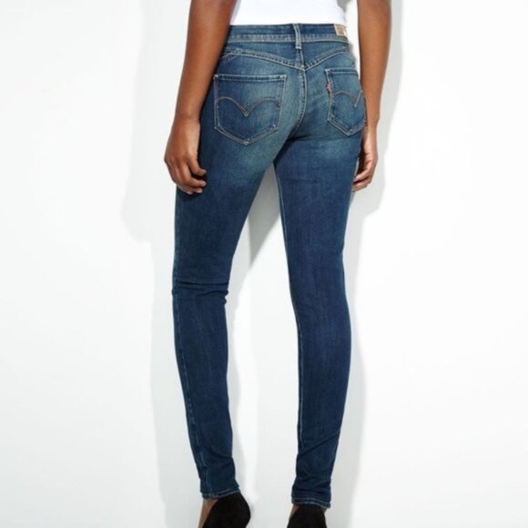 Levi's Revel Bold Curve Modern Rise Skinny Legs Medium Wash Jeans Size 29 x 34 - Picture 1 of 12